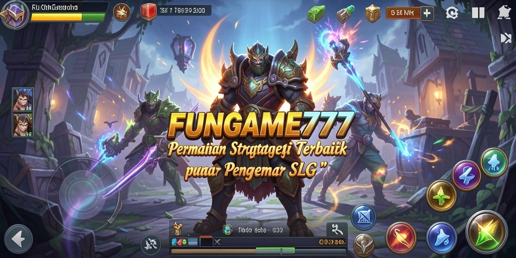 Tampilan menarik gameplay strategi FUNGAME777 dengan aliansi yang aktif.