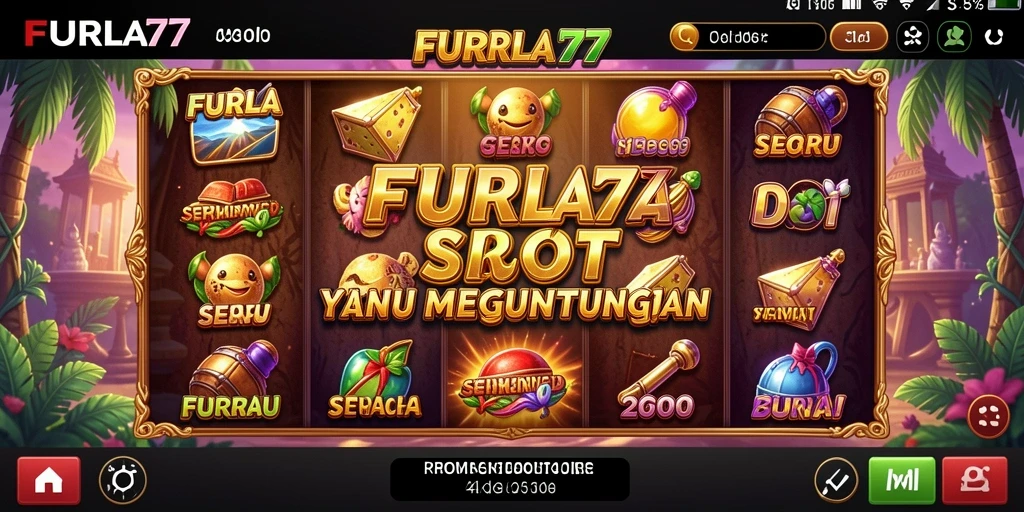 Screenshot gameplay FURLA77 menampilkan keseruan permainan Slot yang dinamis.