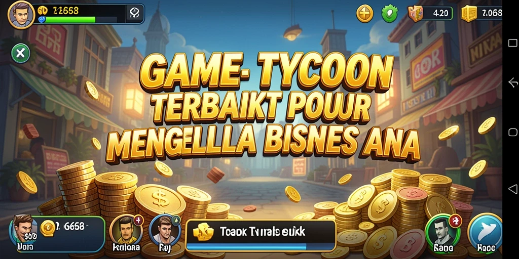 Tampilan gameplay G668 yang menarik dan penuh strategi Tycoon.
