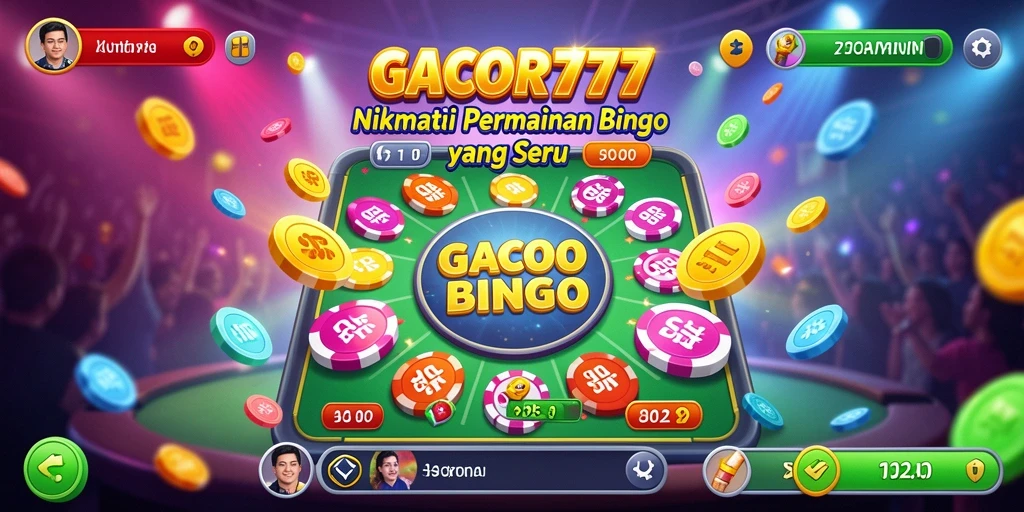 Tampilan menarik dari gameplay Bingo di GACOR777.