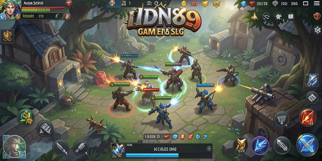 Tampilan gameplay seru dan strategi mendalam di IDN89.