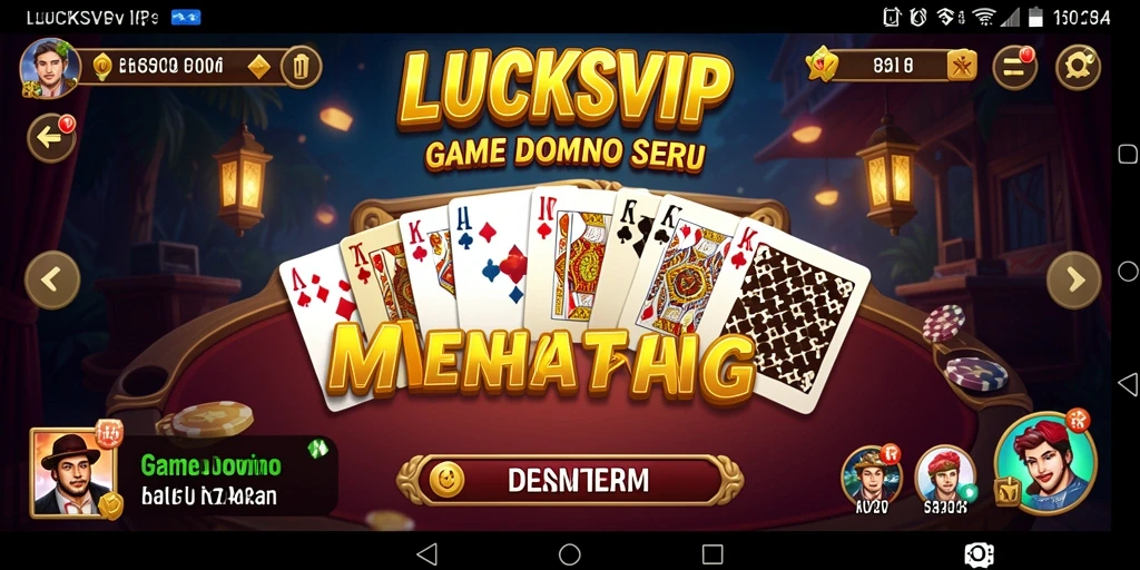 Tampilan gameplay seru dalam LUCKSVIP dengan beragam mode Domino.