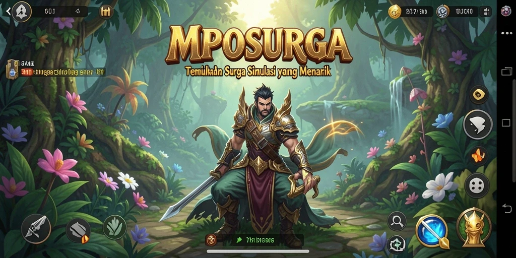 Tangkapan layar utama MPOSURGA menunjukkan momen gameplay simulasi yang menarik.