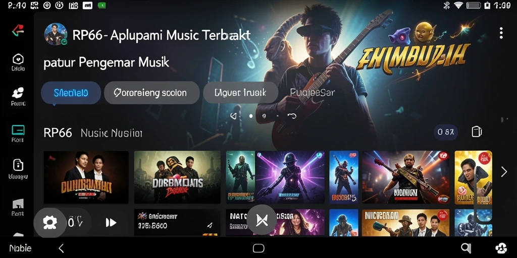 Screenshot gameplay RP66 yang menampilkan fitur permainan musik.